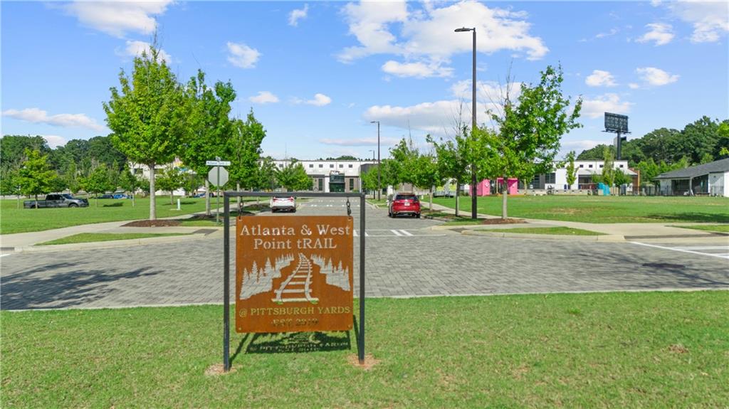 1658 Altadena Place Southwest Atlanta, GA 30311 - Photo 42 of 47 a view of a park that has a sign on the side of it