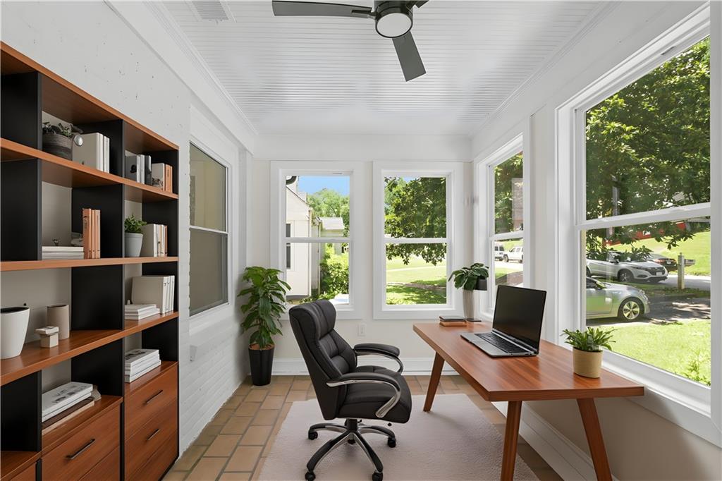 1658 Altadena Place Southwest Atlanta, GA 30311 - Photo 6 of 47 a view of a workspace with furniture and a window