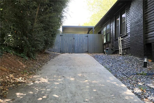 a view of outdoor space yard and front view of a house