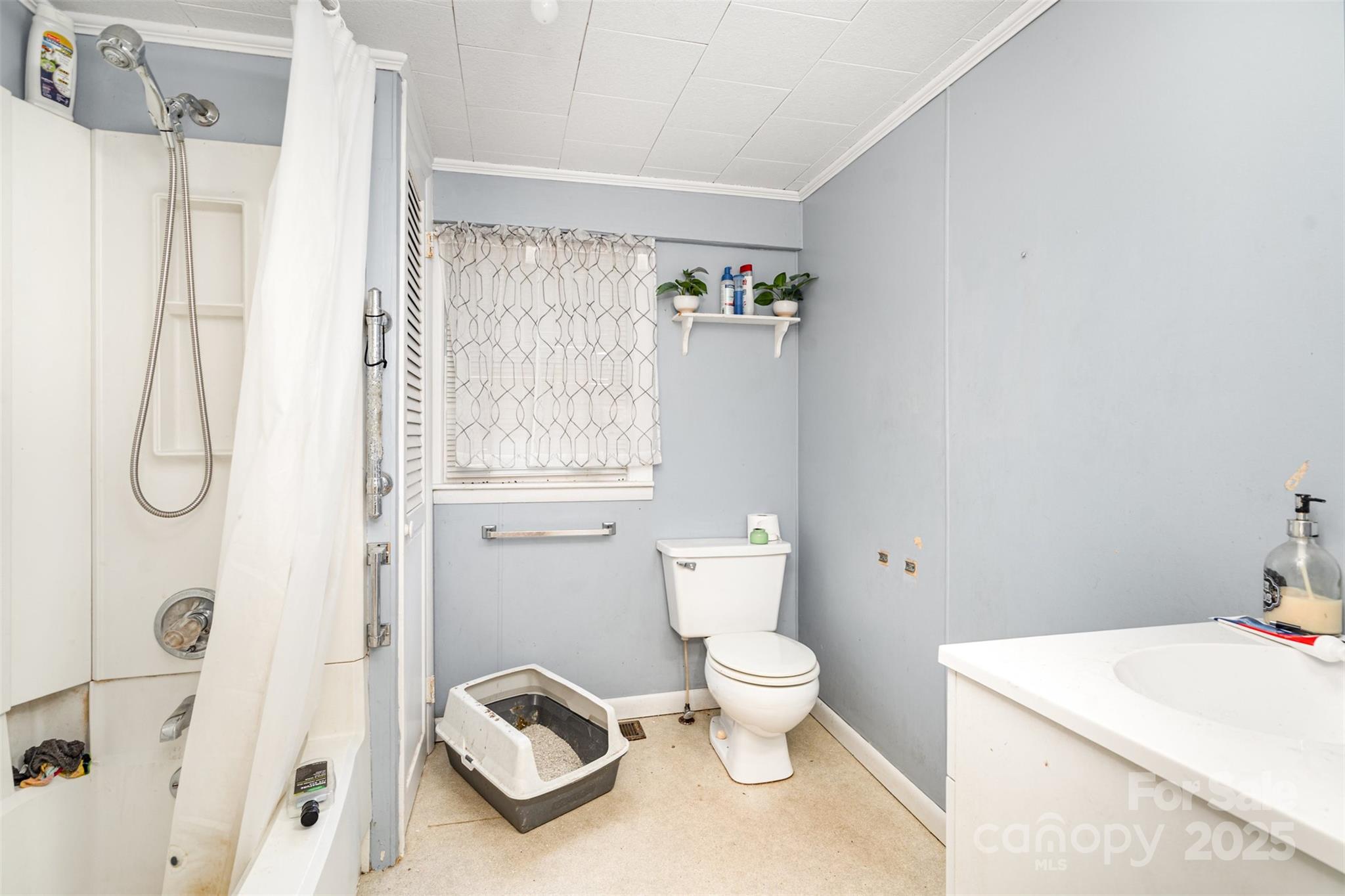 1245 Harrison Loop Morganton, NC 28655 - Photo 8 of 20 a bathroom with a toilet sink and shower