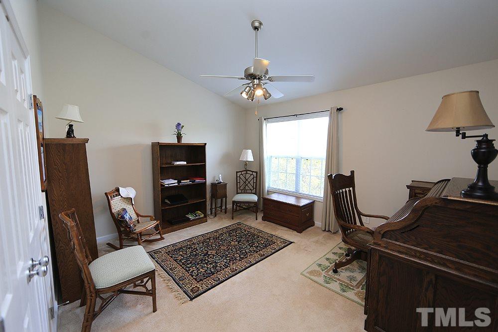 2041 Rivergate Road, Unit 103 Raleigh, NC 27614 - Photo 14 of 21 Second master suite features custom closet and its own full bath, and overlooks the lush backyard