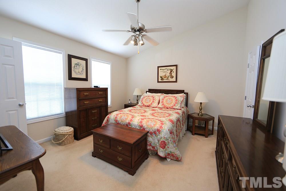 2041 Rivergate Road, Unit 103 Raleigh, NC 27614 - Photo 10 of 21 Master suite offers a cathedral ceiling, fan and two custom walk-in closets!