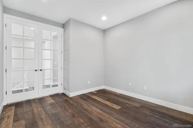 wooden floor in an empty room