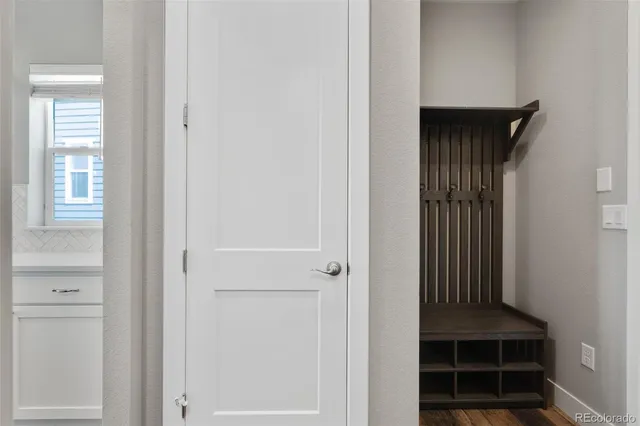 a view of front door