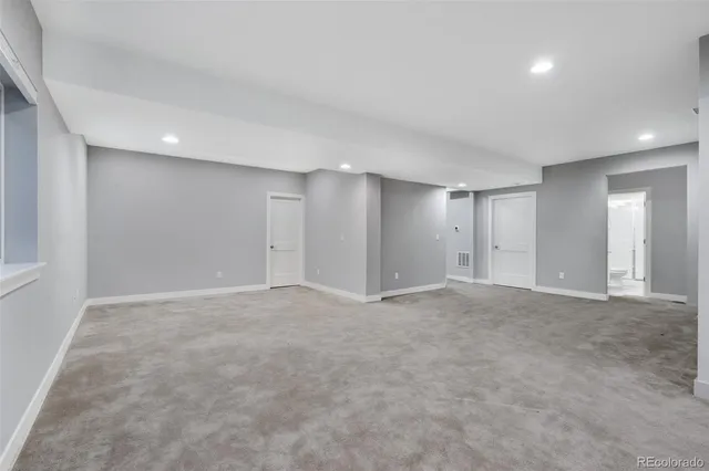 a view of an empty room