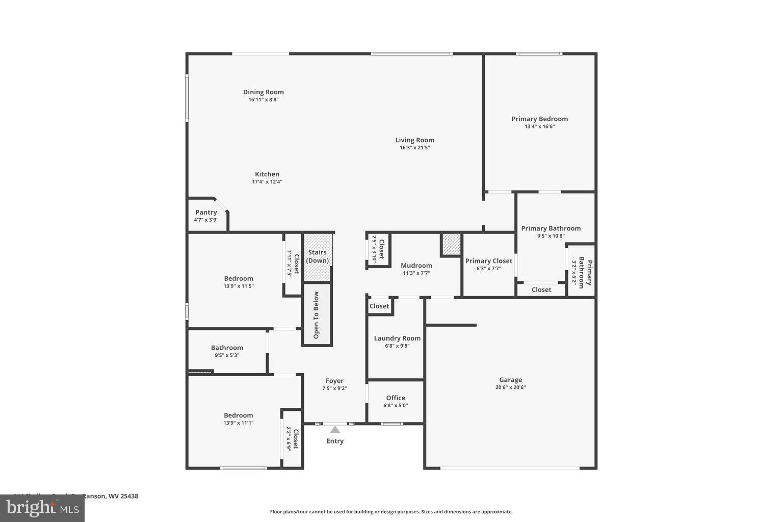 144 Shallow Creek Drive Ranson, WV 25438 - Photo 67 of 69 Main Level Floor Plan