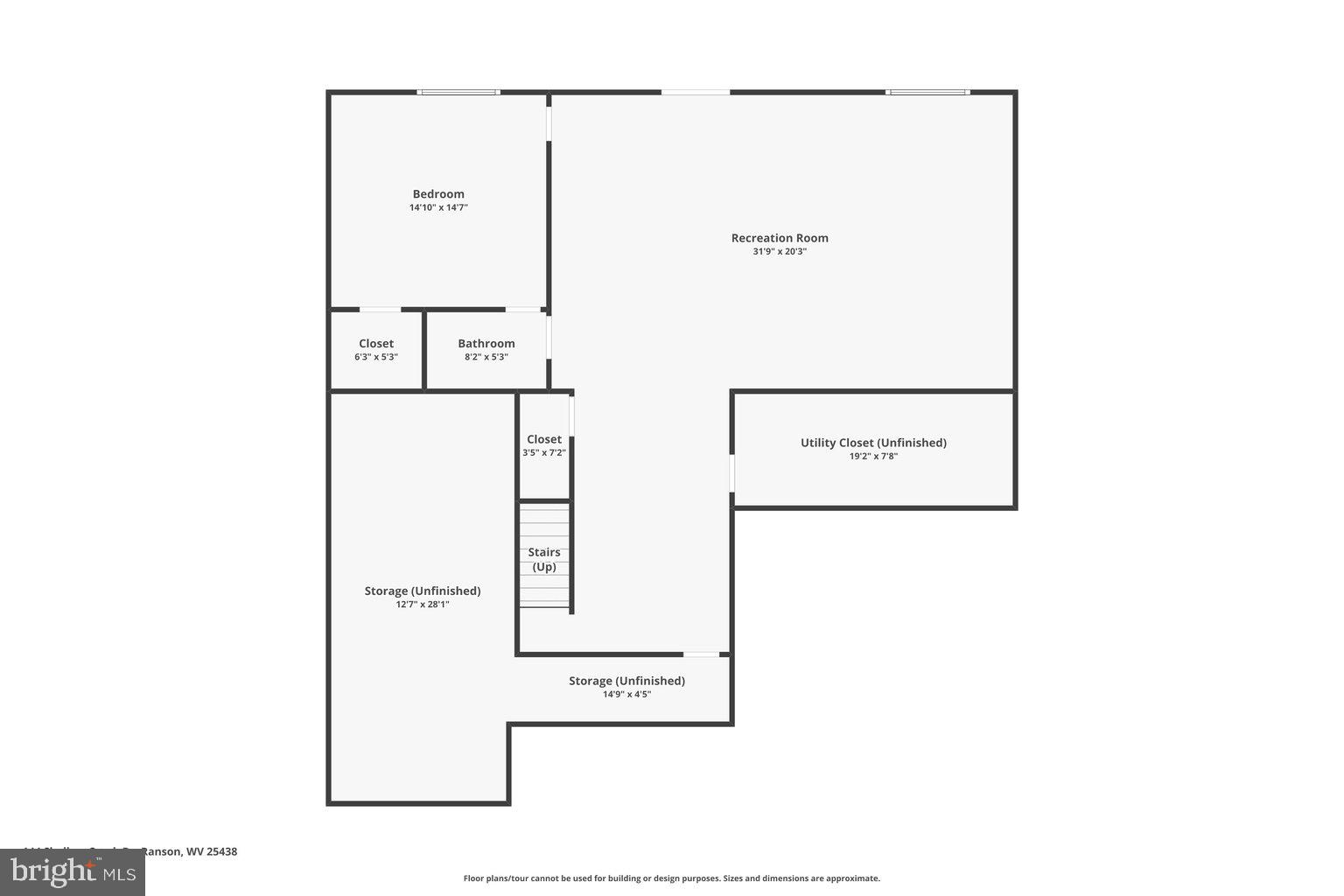 144 Shallow Creek Drive Ranson, WV 25438 - Photo 68 of 69 Lower Level Floor Plan