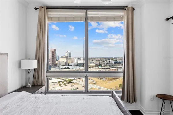 a view of a living room and a window