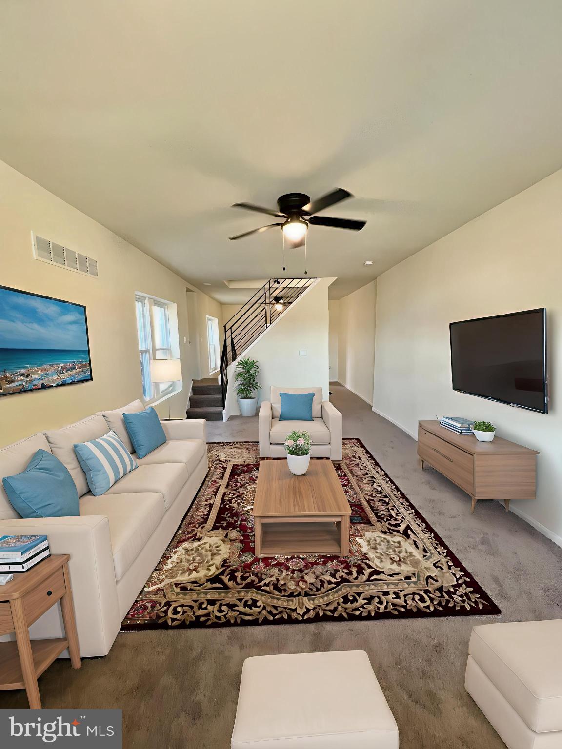 160 West Ridge Road Marcus Hook, PA 19061 - Photo 7 of 32 Living room with virtual staging