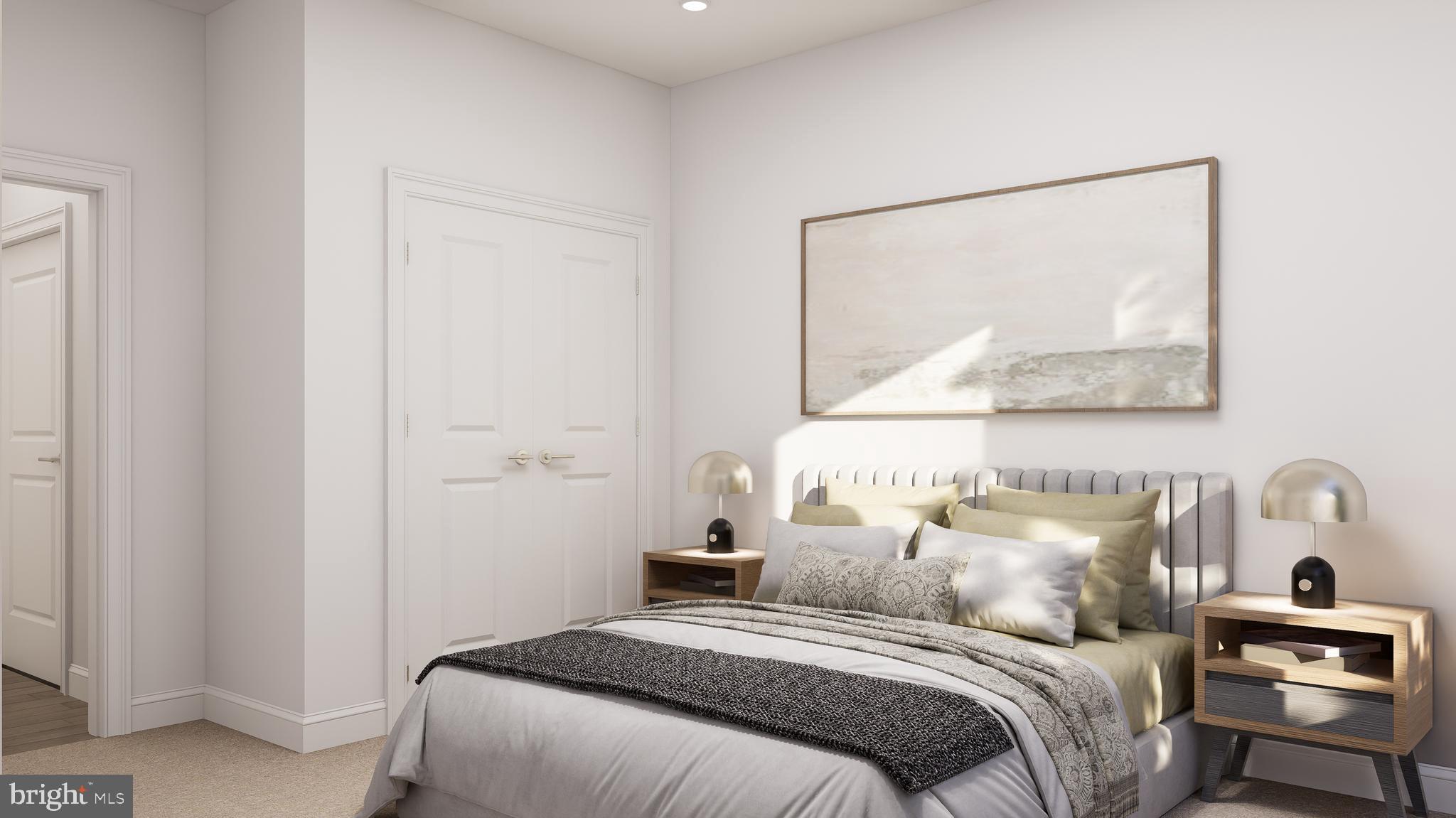 83 Bethlehem Pike, Unit 1306 Colmar, PA 18915 - Photo 15 of 19 a bedroom with a bed and a painting on the wall