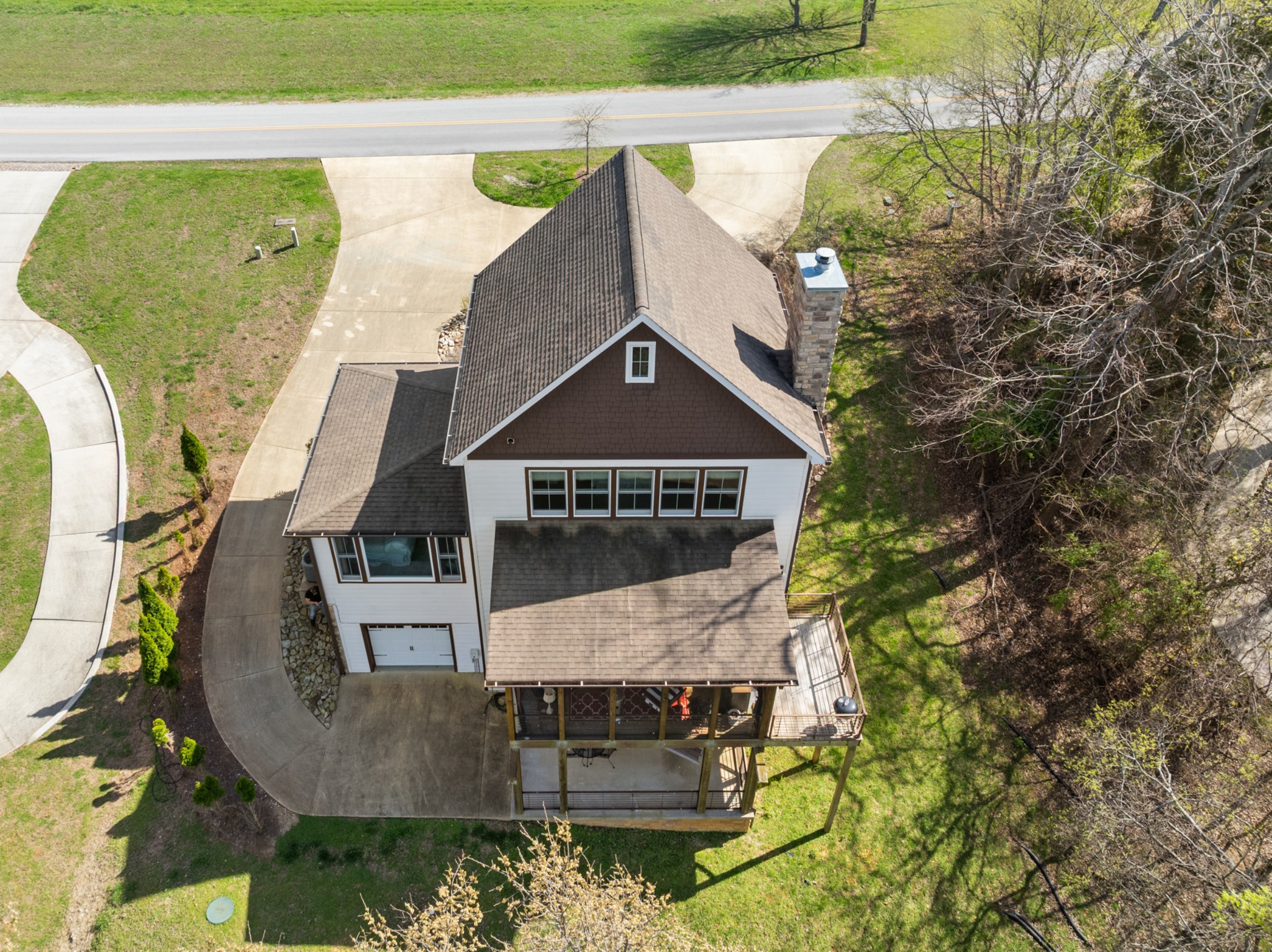 369 Fanning Bend Drive Winchester, TN 37398 - Photo 50 of 54 an aerial view of a house with a garden