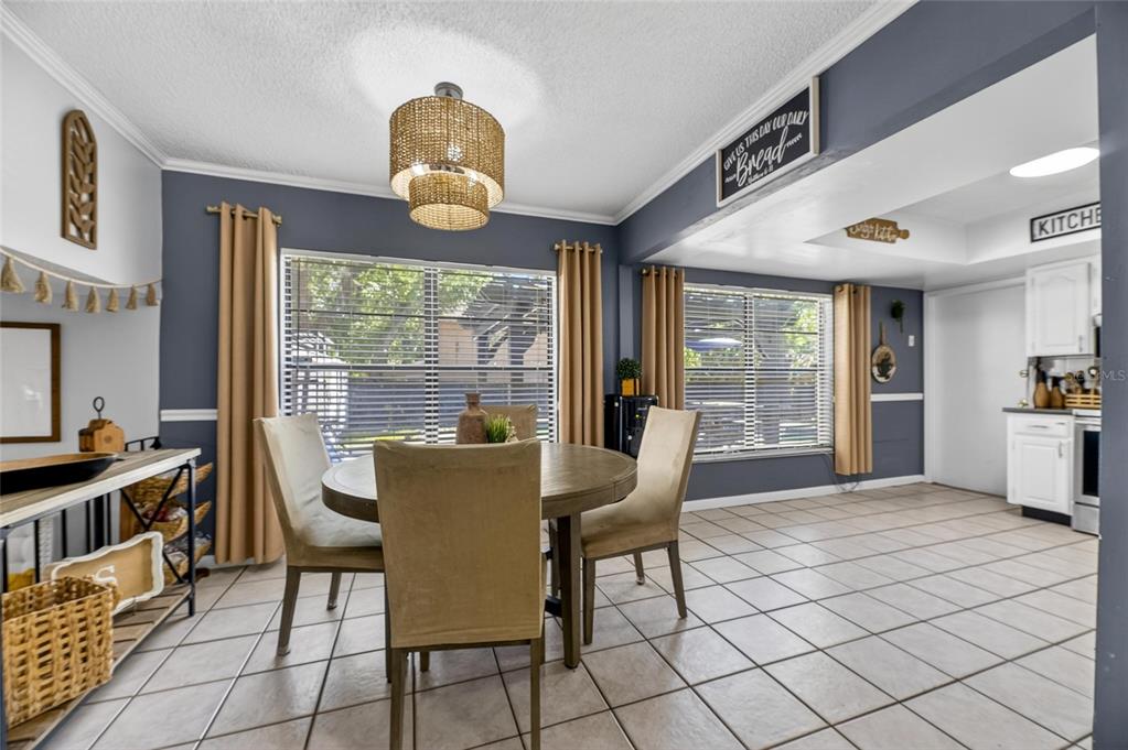 6609 Jennifer Drive Temple Terrace, FL 33617 - Photo 13 of 49 a view of a dining room with furniture window and outside view