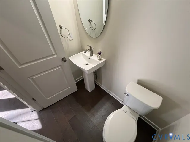 a view of balcony and wooden floor