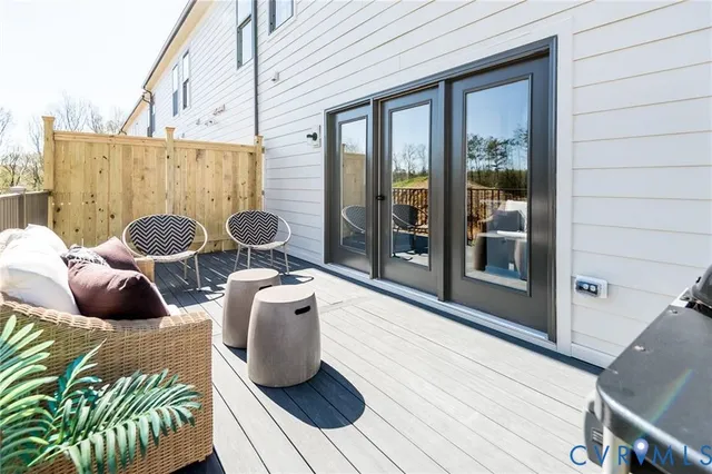 a front view of a house with patio outdoor seating