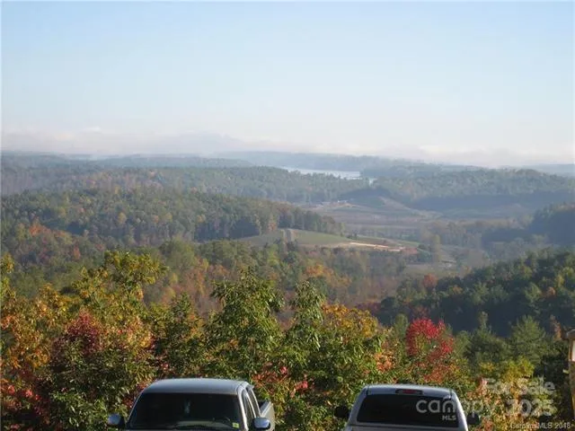 a view of lake with mountain
