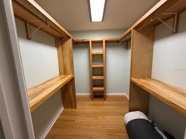 a view of walk in closet