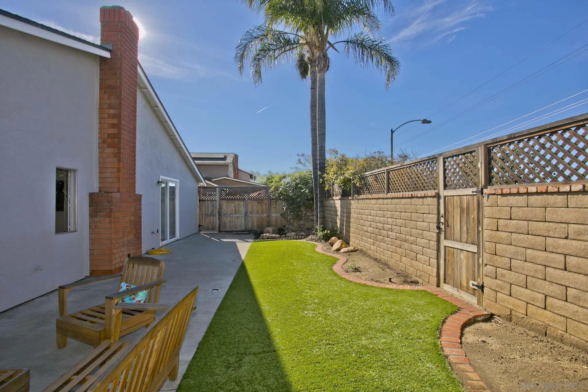 10076 West Glendon Circle Santee, CA 92071 - Photo 29 of 35 a view of a backyard with plants