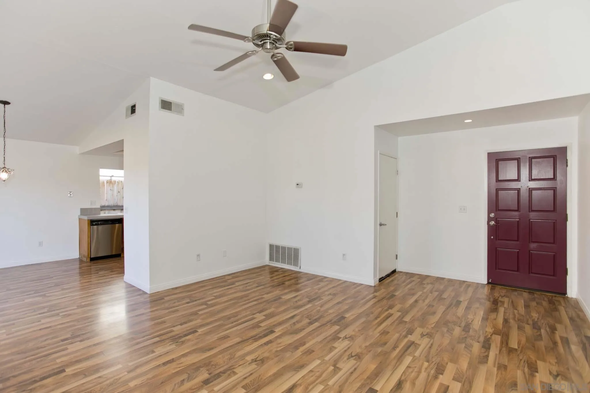10076 West Glendon Circle Santee, CA 92071 - Photo 5 of 35 a view of empty room with wooden floor