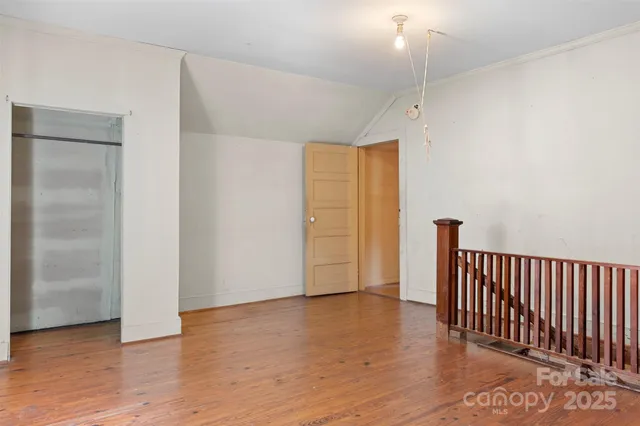 a view of closet area