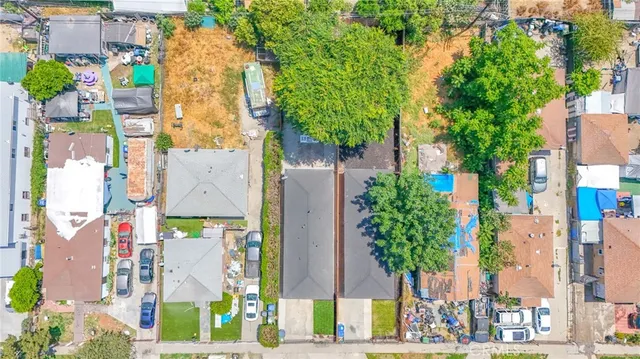 aerial view of multiple house