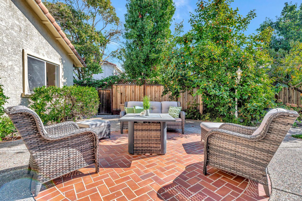 751 Pecan Way Campbell, CA 95008 - Photo 32 of 36 a view of backyard with outdoor seating a patio and plants