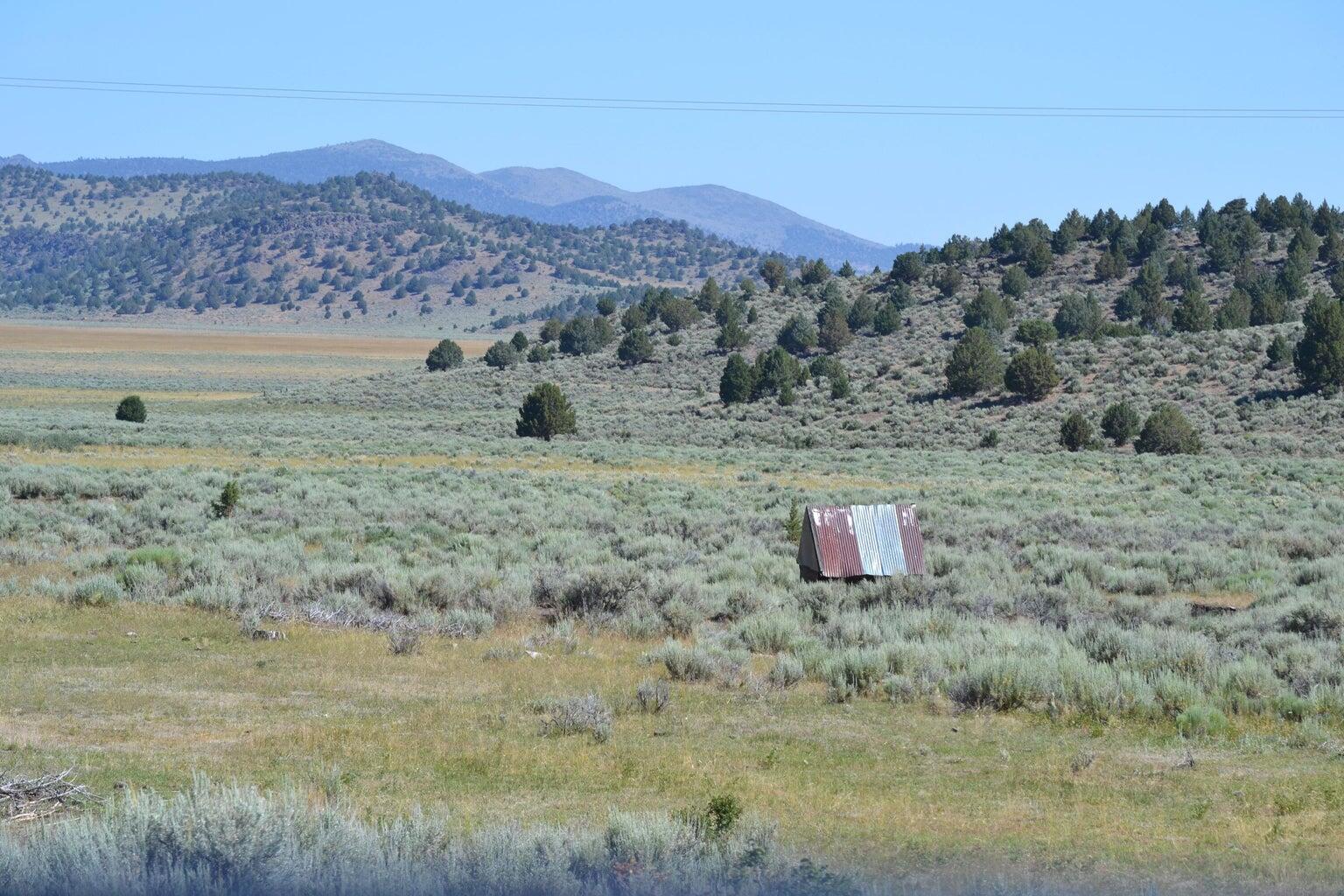 523-400 South Grasshopper Road Termo, CA 96132 - Photo 7 of 44 a view of a dry field with mountains in the background