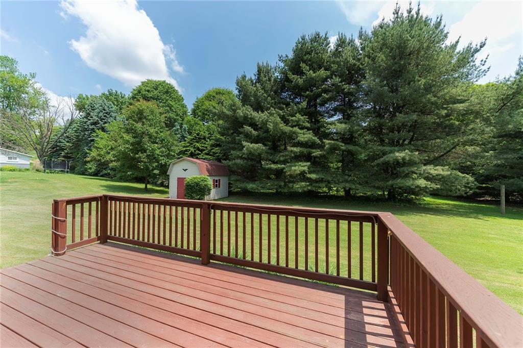 16 Allison Road Bulger, PA 15019 - Photo 20 of 24 Rear Deck & View of Beautiful Yard