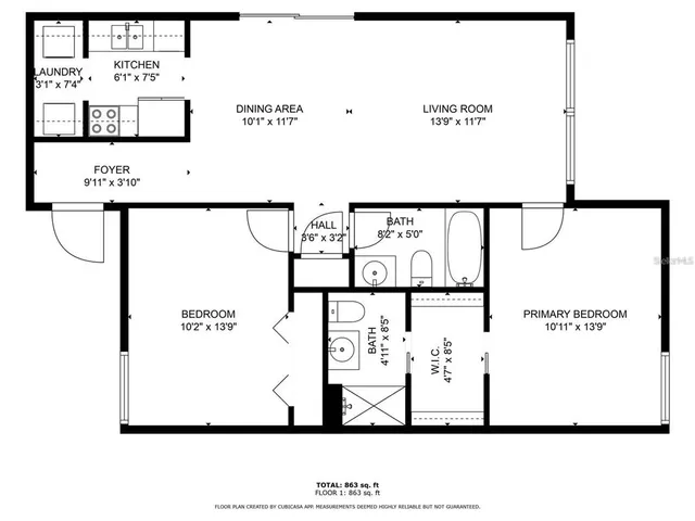 $1,150 | 1550 11th Street Northeast, Unit C5, Winter Haven, FL 33881