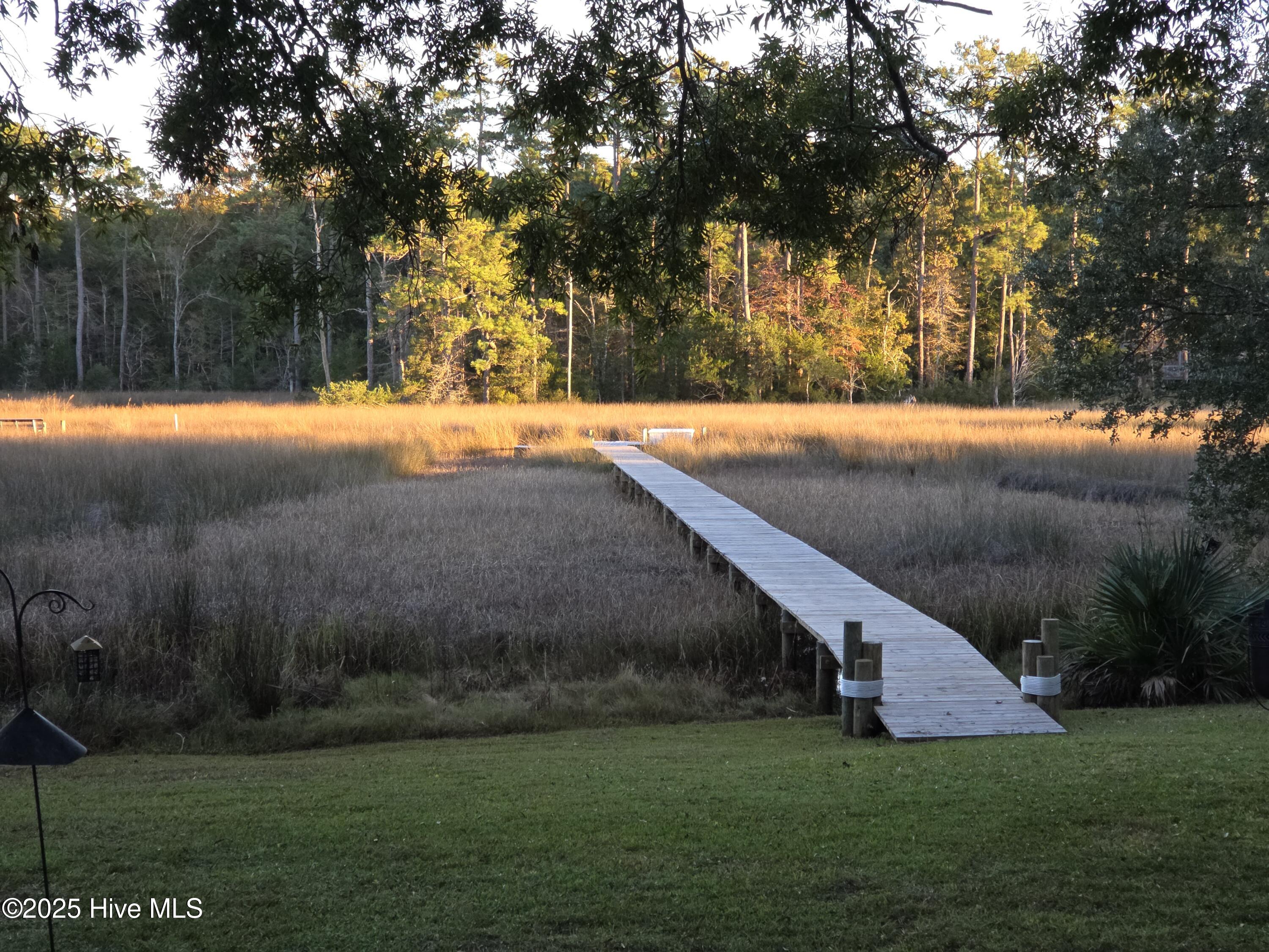 133 Cummins Creek Road Beaufort, NC 28516 - Photo 31 of 37 Dock in back yard