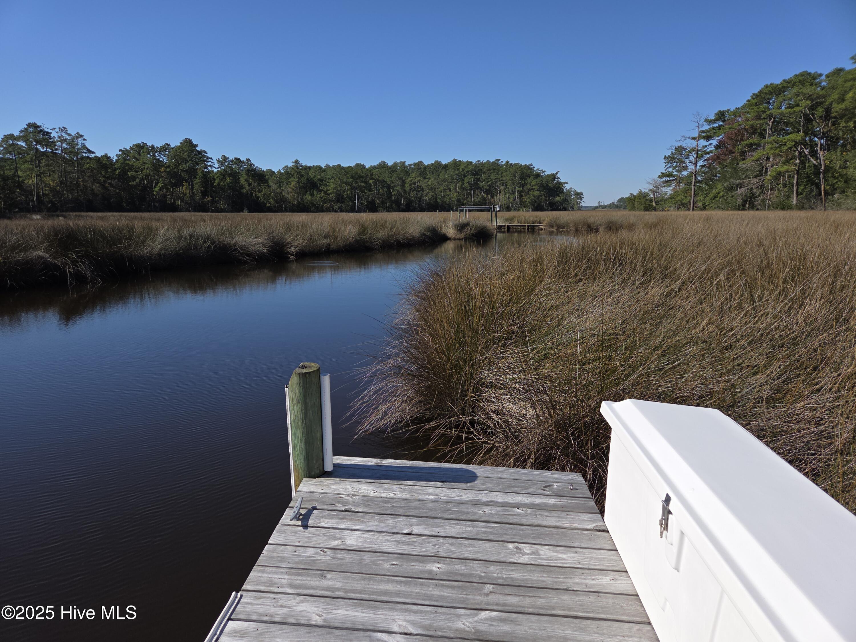 133 Cummins Creek Road Beaufort, NC 28516 - Photo 33 of 37 View from Dock in back yard