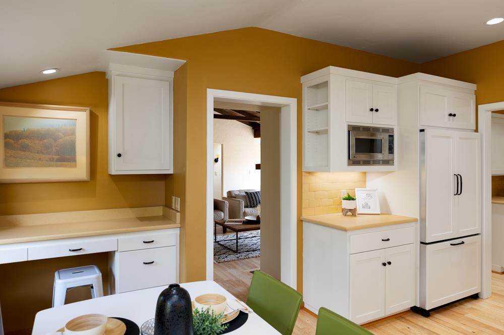 244 Aptos Beach Drive Aptos, CA 95003 - Photo 8 of 32 a bathroom with a sink a mirror and a shower