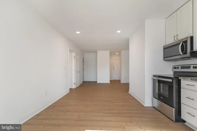 a view of a kitchen with electric equipment