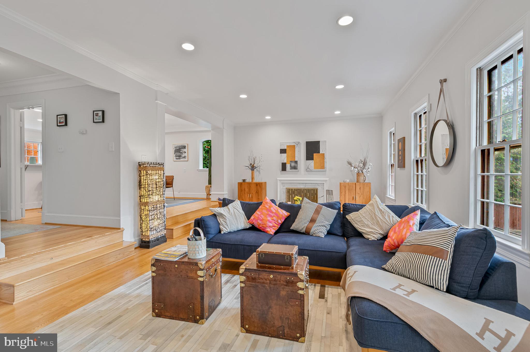 1340 North Lynnbrook Drive Arlington, VA 22201 - Photo 11 of 57 a living room with furniture and a wooden floor