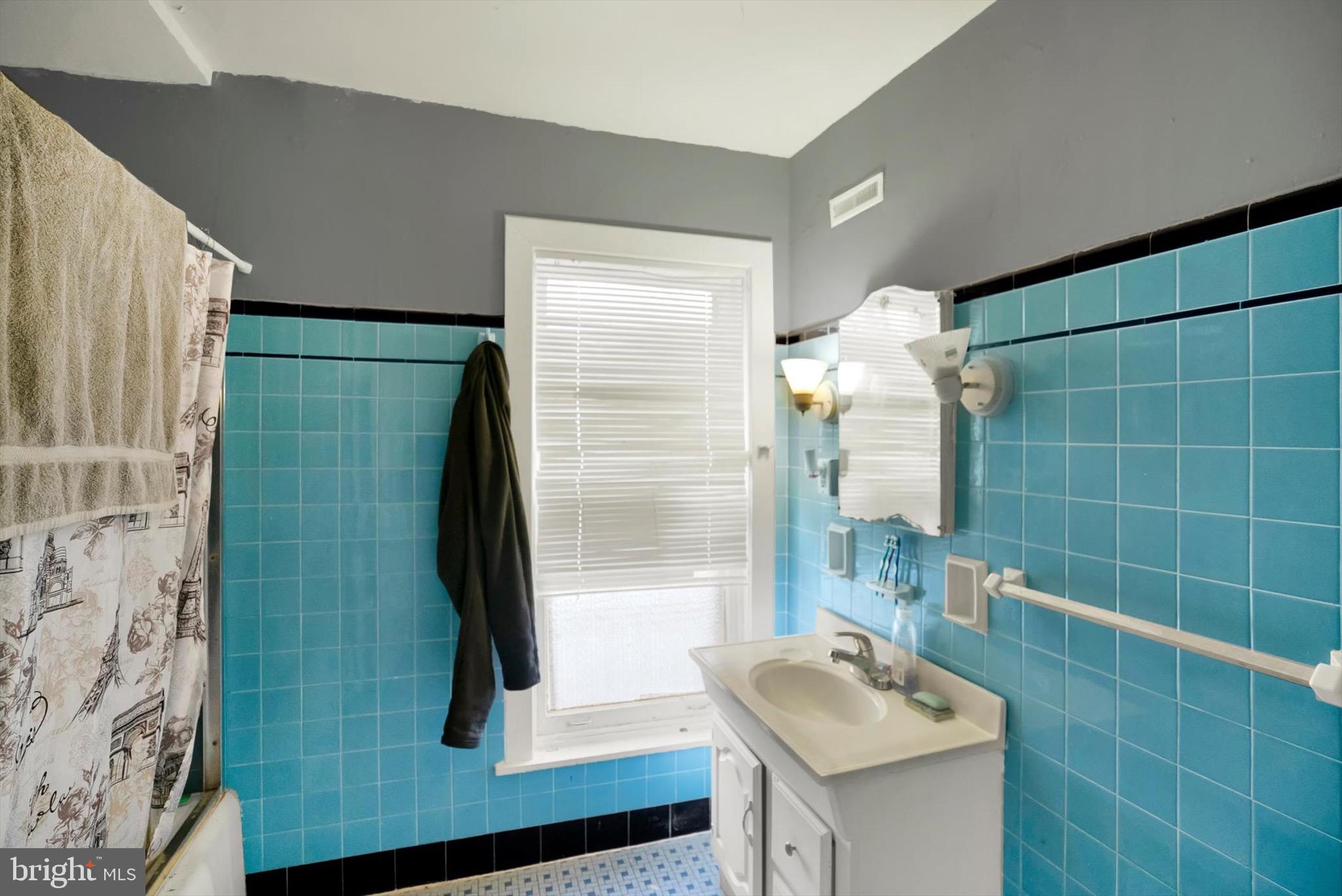 400 North 5th Street Reading, PA 19601 - Photo 17 of 25 a bathroom with a sink and mirror