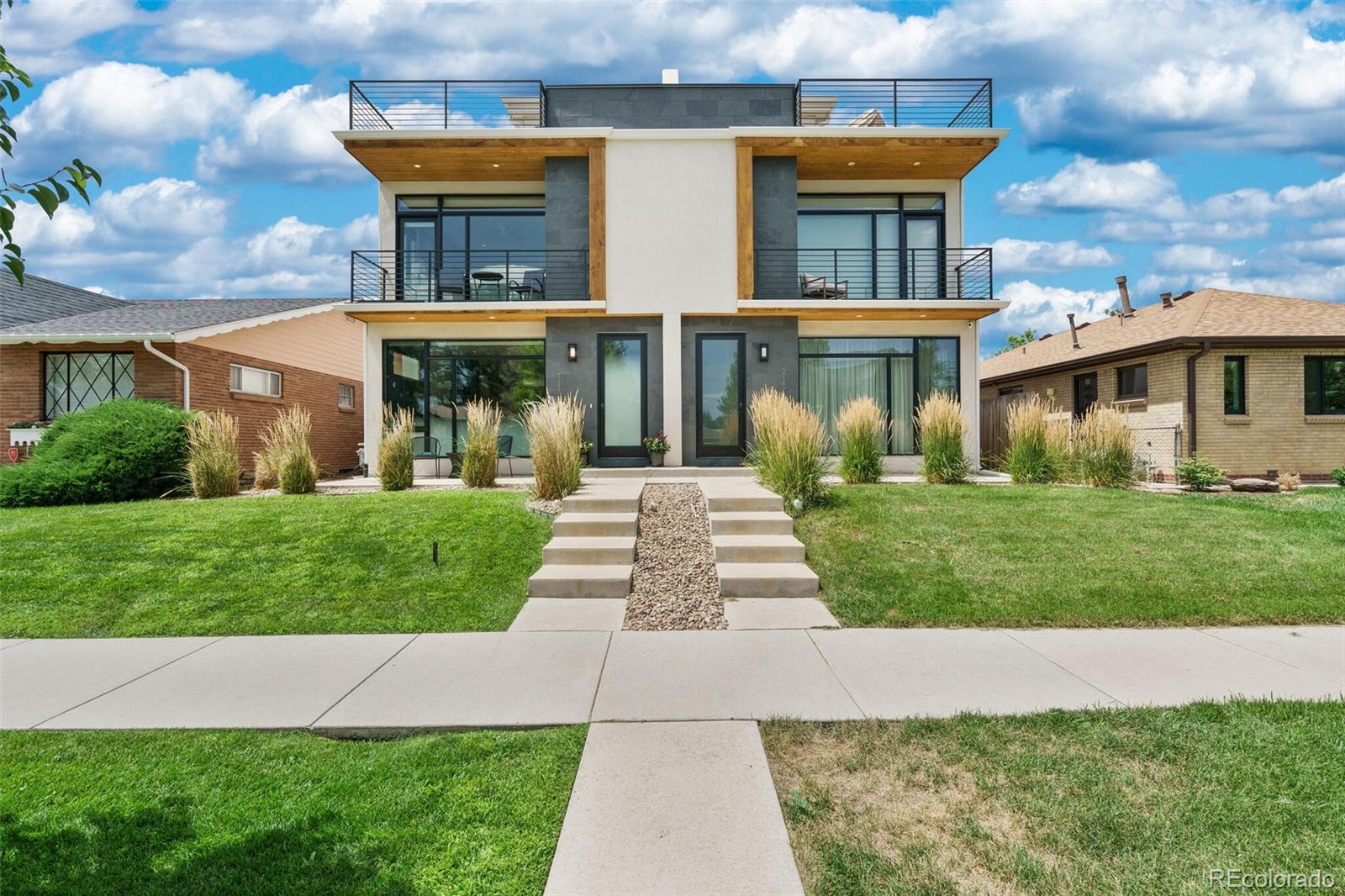 front view of house with a yard