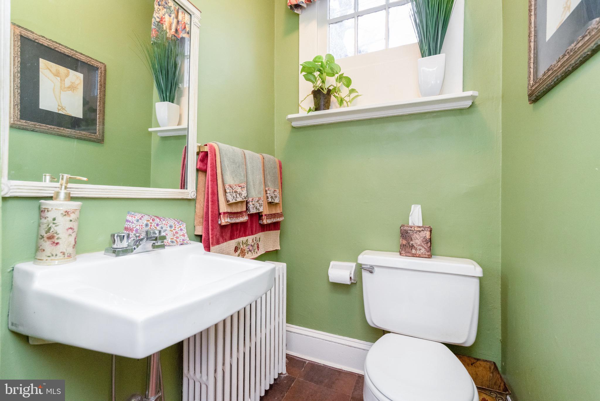 4209 Roland Avenue Baltimore, MD 21210 - Photo 15 of 28 Half Bath Right Off Kitchen
