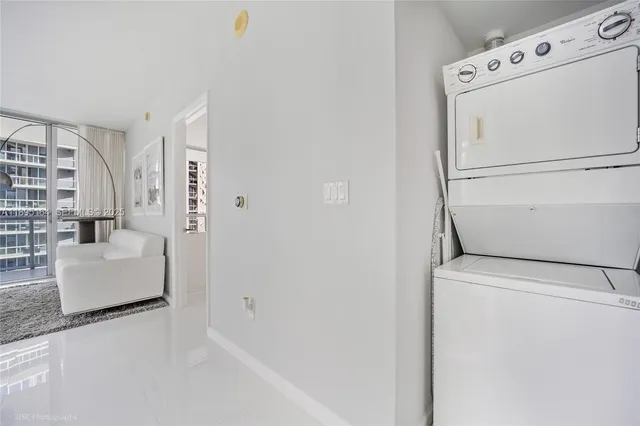 a view of a balcony with furniture