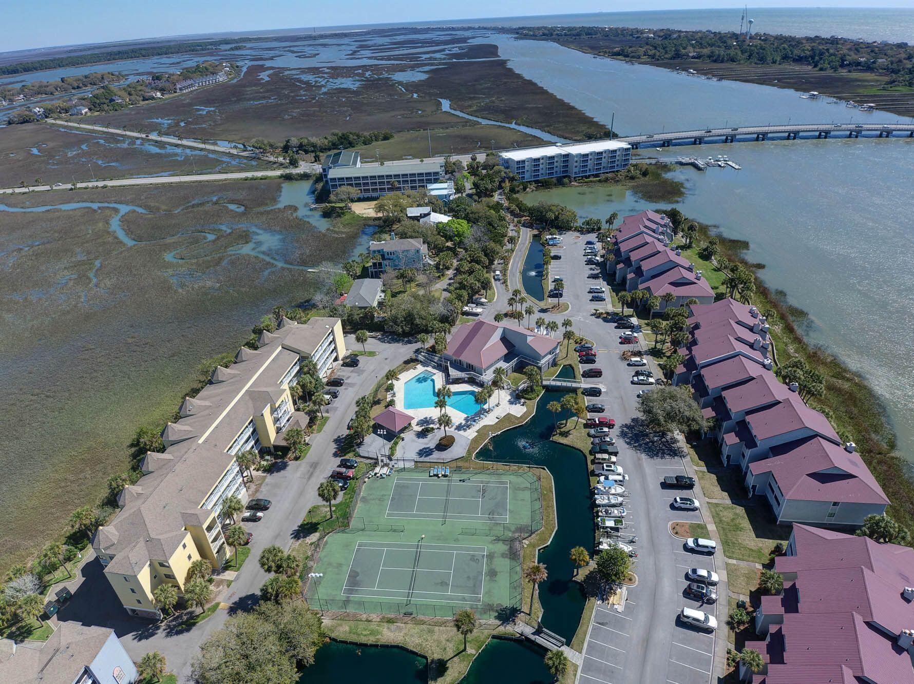 134 Marsh View Charleston, SC 29412 - Photo 36 of 39 Mariners Cay Drone