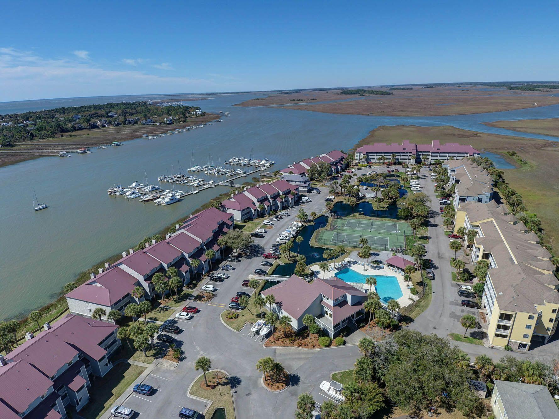 134 Marsh View Charleston, SC 29412 - Photo 39 of 39 Mariners Cay Drone