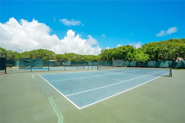 a view of a tennis court