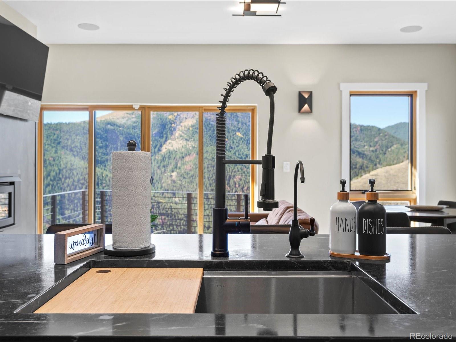 718 Emerson Gulch Road Boulder, CO 80302 - Photo 16 of 42 a kitchen with large window