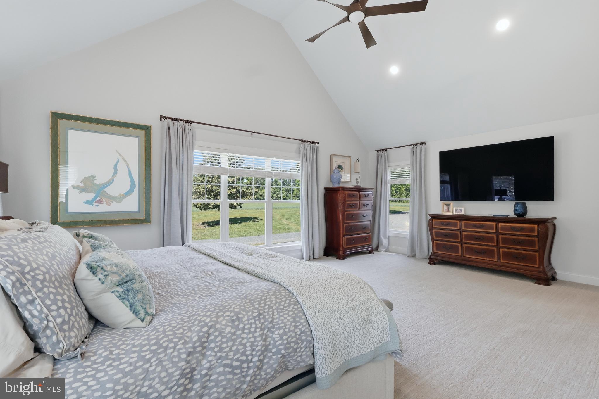 38980 Hodges Road Avenue, MD 20609 - Photo 57 of 98 1st Floor Primary suite with Cathedral ceilings