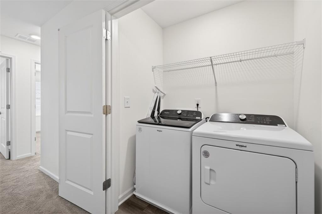 64 Thetford Way Winder, GA 30680 - Photo 30 of 41 a utility room with dryer and washer