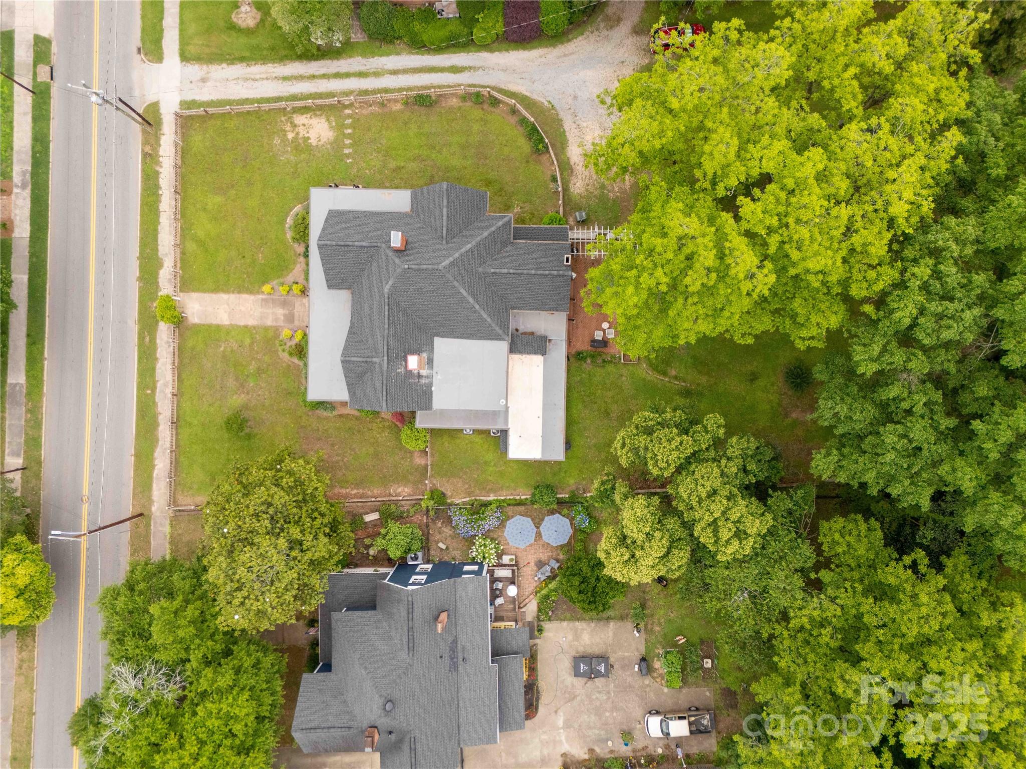 7 Kings Mountain Street York, SC 29745 - Photo 46 of 46 an aerial view of a house with a yard