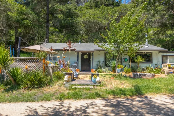 a view of an outdoor space and yard