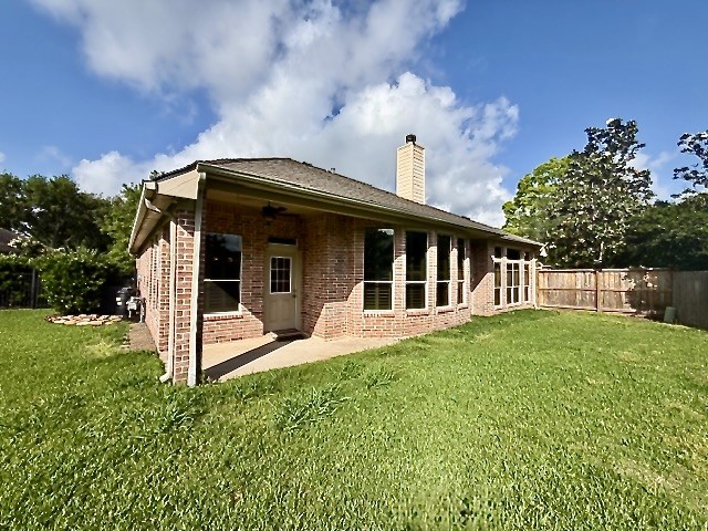 1810 Rippling Water Court Sugar Land, TX 77479 - Photo 36 of 37 Covered patio is ideal for sitting and relaxing.