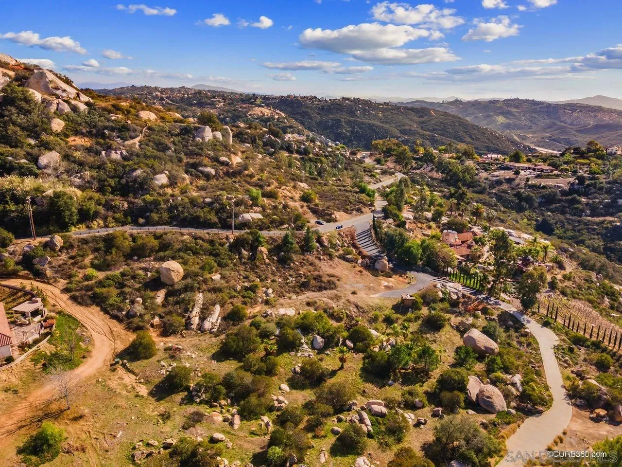 28795 Welcome View Escondido, CA 92026 - Photo 15 of 17 an aerial view of residential houses with city and green space