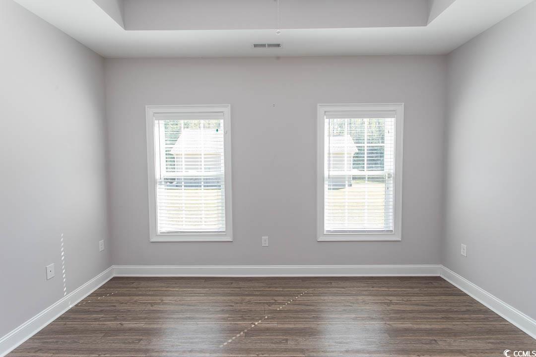 126 Allsbrook Road Loris, SC 29569 - Photo 22 of 30 Spare room featuring dark wood-style floors and plenty of natural light