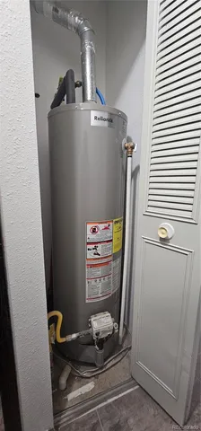 a view of water heater room