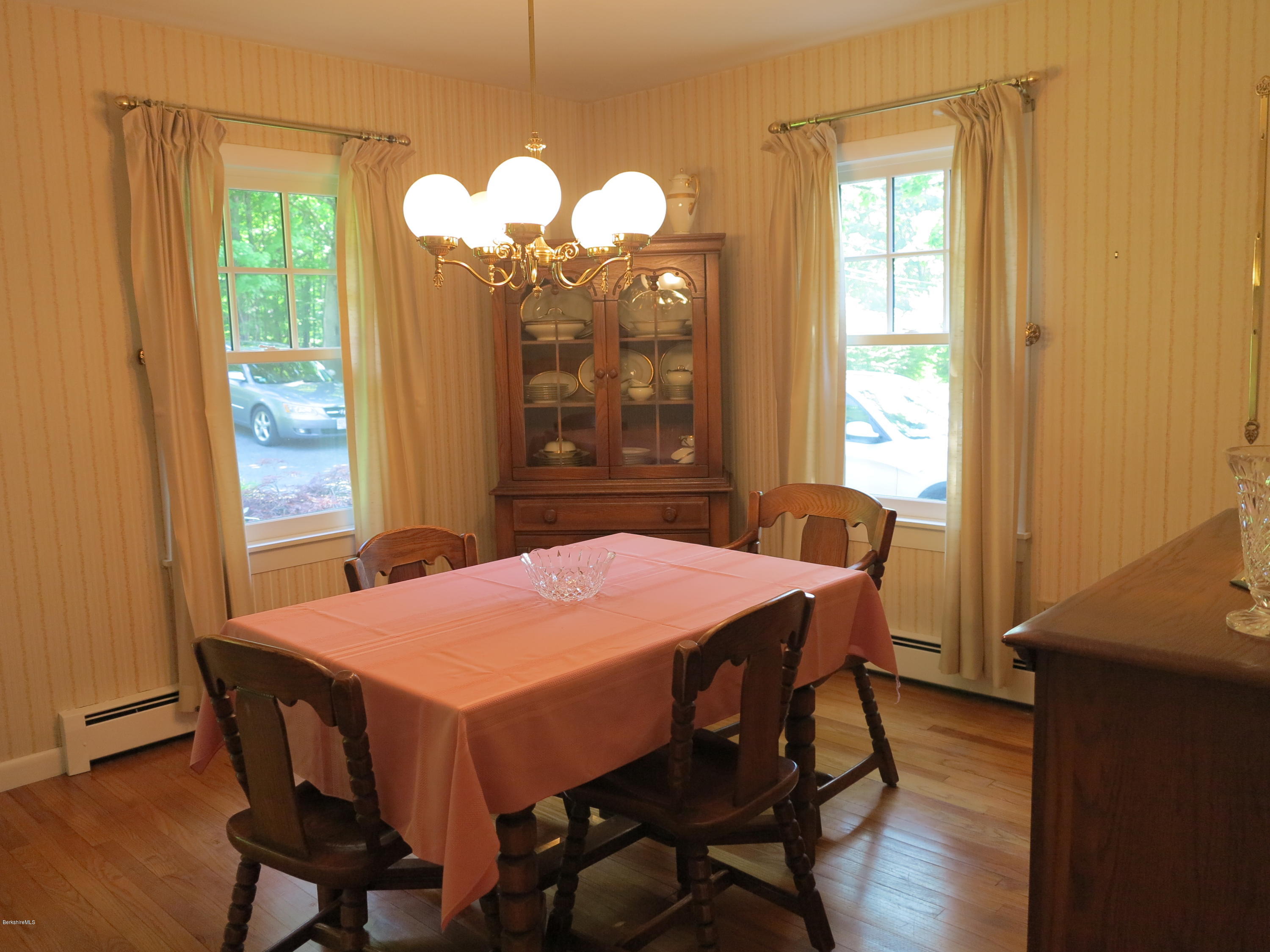 3 Quiet Knoll Road Stockbridge, MA 01266 - Photo 3 of 17 a view of a dining room with furniture window and wooden floor